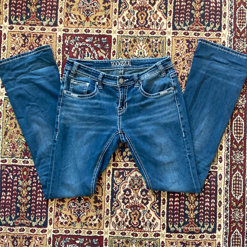 Rock&Roll Cowgirl | Lowrise Bootcut | size W29_L34 (=8, long)